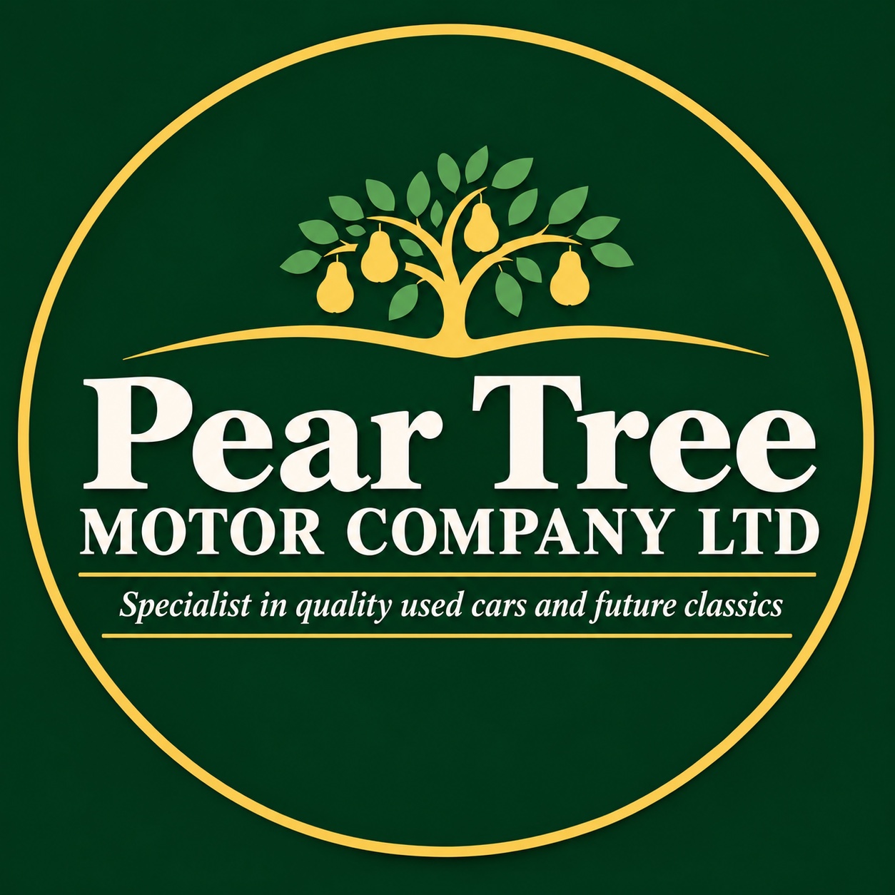 Original Pear Tree Motor Company logo